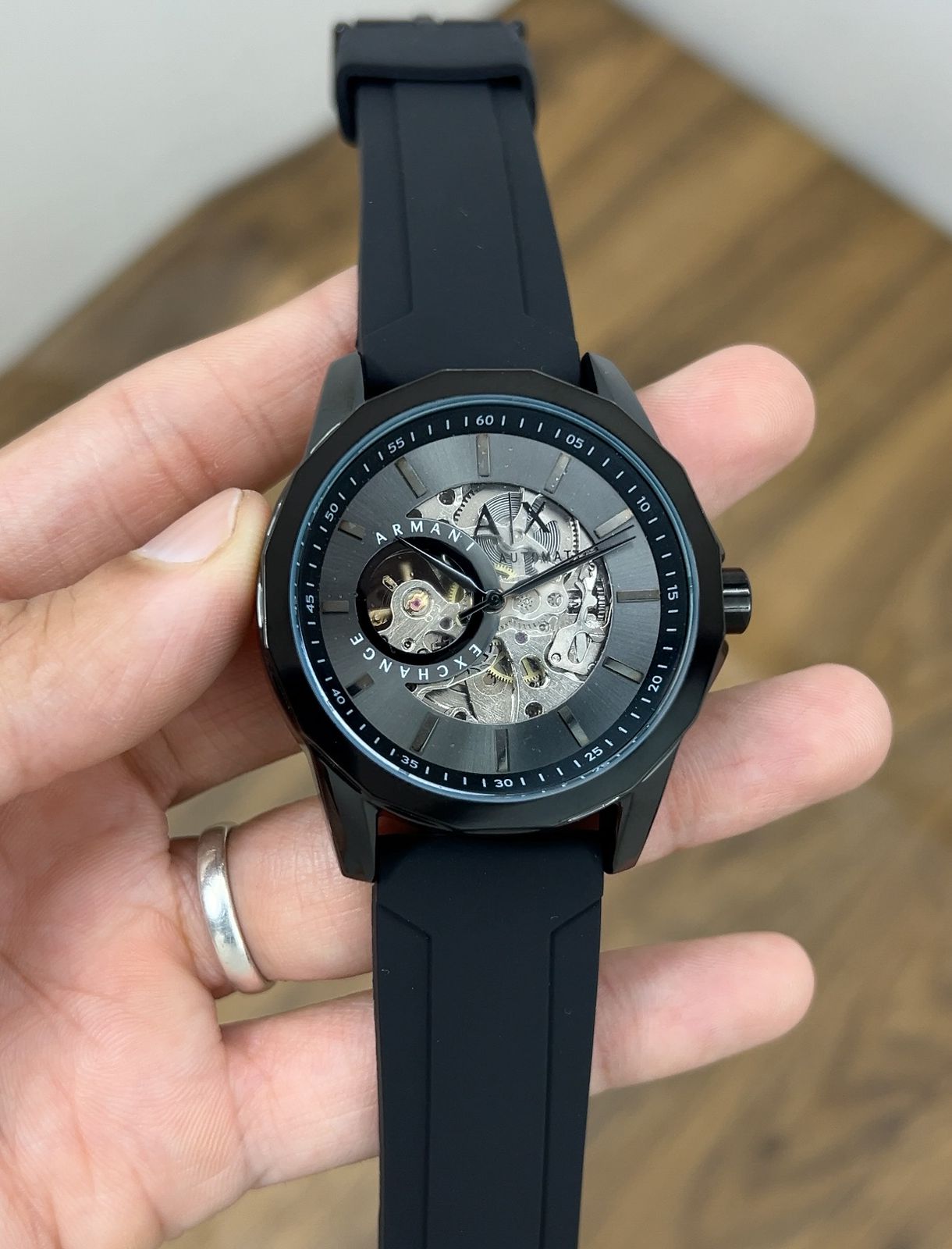 Armani Exchange Skeleton Black AR1727