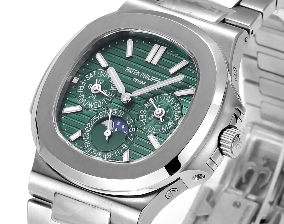 TW Patek Philippe Green Nautilus Watch - gallery