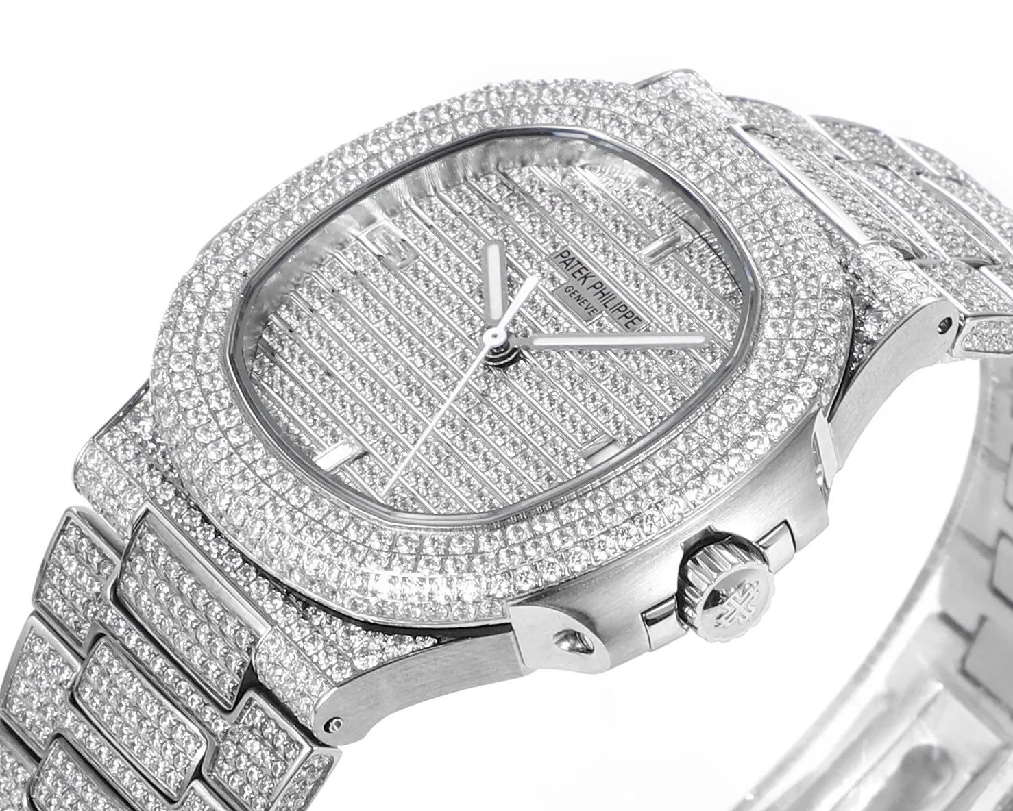 Patek Philippe Nautilus Full Star Watch, Platinum - gallery