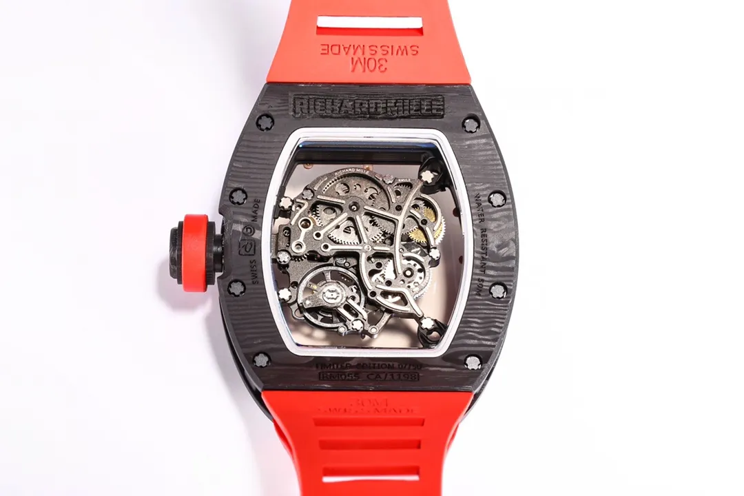 Richard Mille RM055 Red Carbon Fiber Watch - gallery