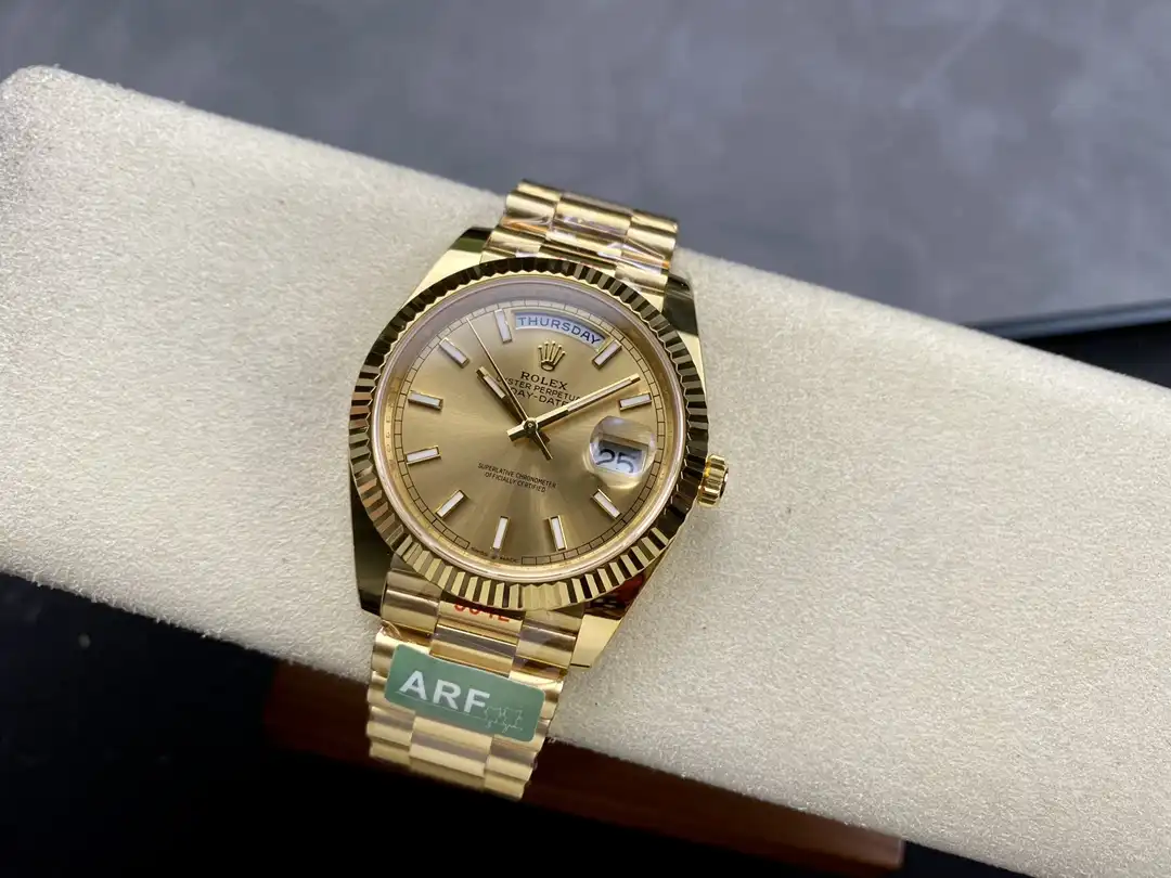 Superclone Rolex Day-Date II 40mm Champagne Dial 228238 - gallery