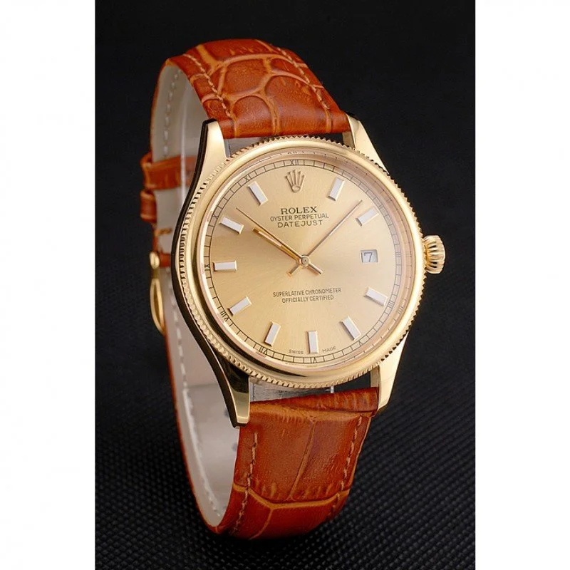 Superclone Rolex Datejust 38mm Gold Dial REP016818 - gallery