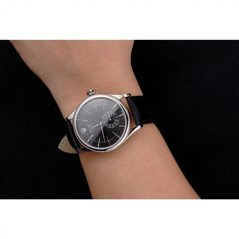 Superclone Rolex Cellini 38mm Black Dial REP016790 - gallery