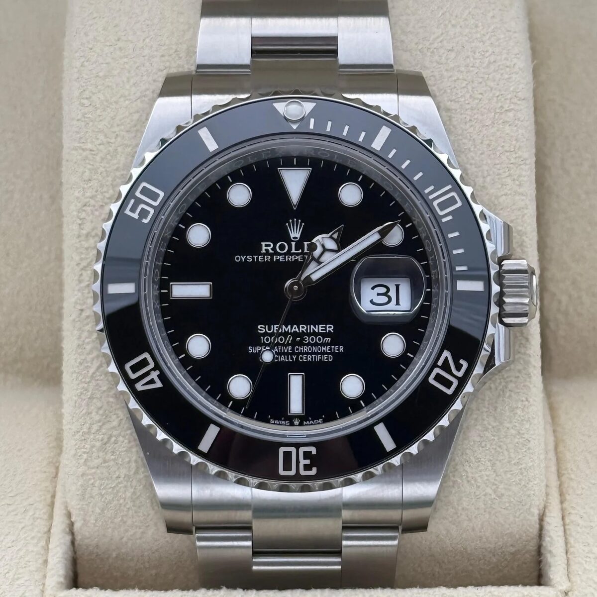 Superclone Rolex Submariner 41mm Black Dial 126610LN - gallery