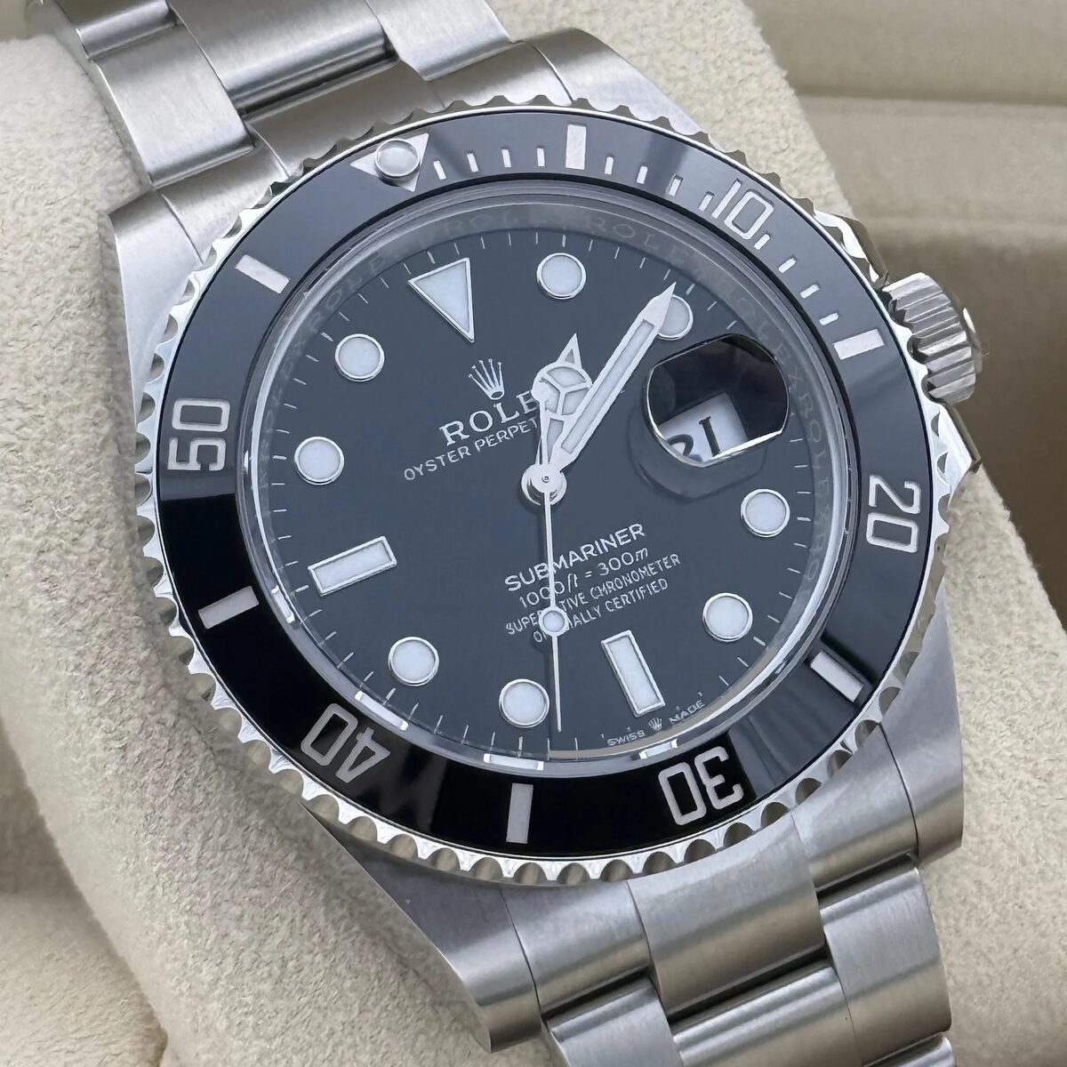 Superclone Rolex Submariner 41mm Black Dial 126610LN - gallery