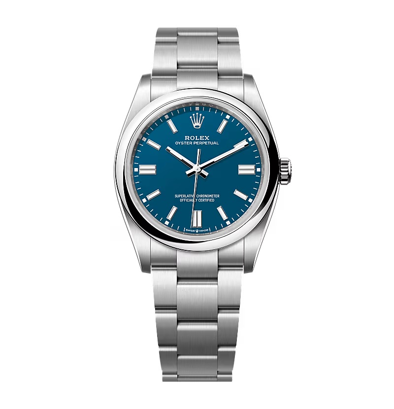 Superclone Rolex Oyster Perpetual 277200 Med Blue Dial - gallery