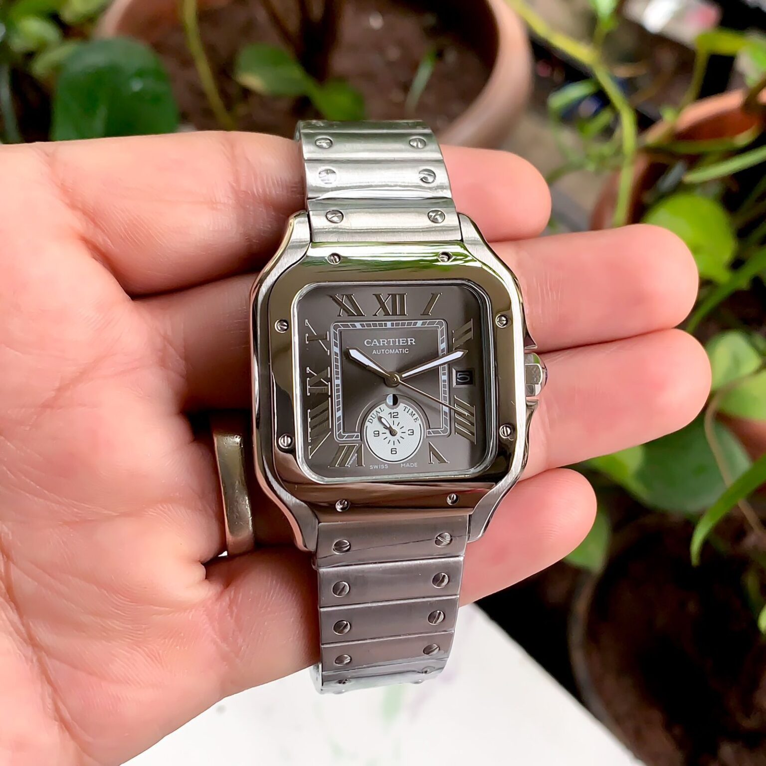 Cartier De Santos Grey 41mm  Watch