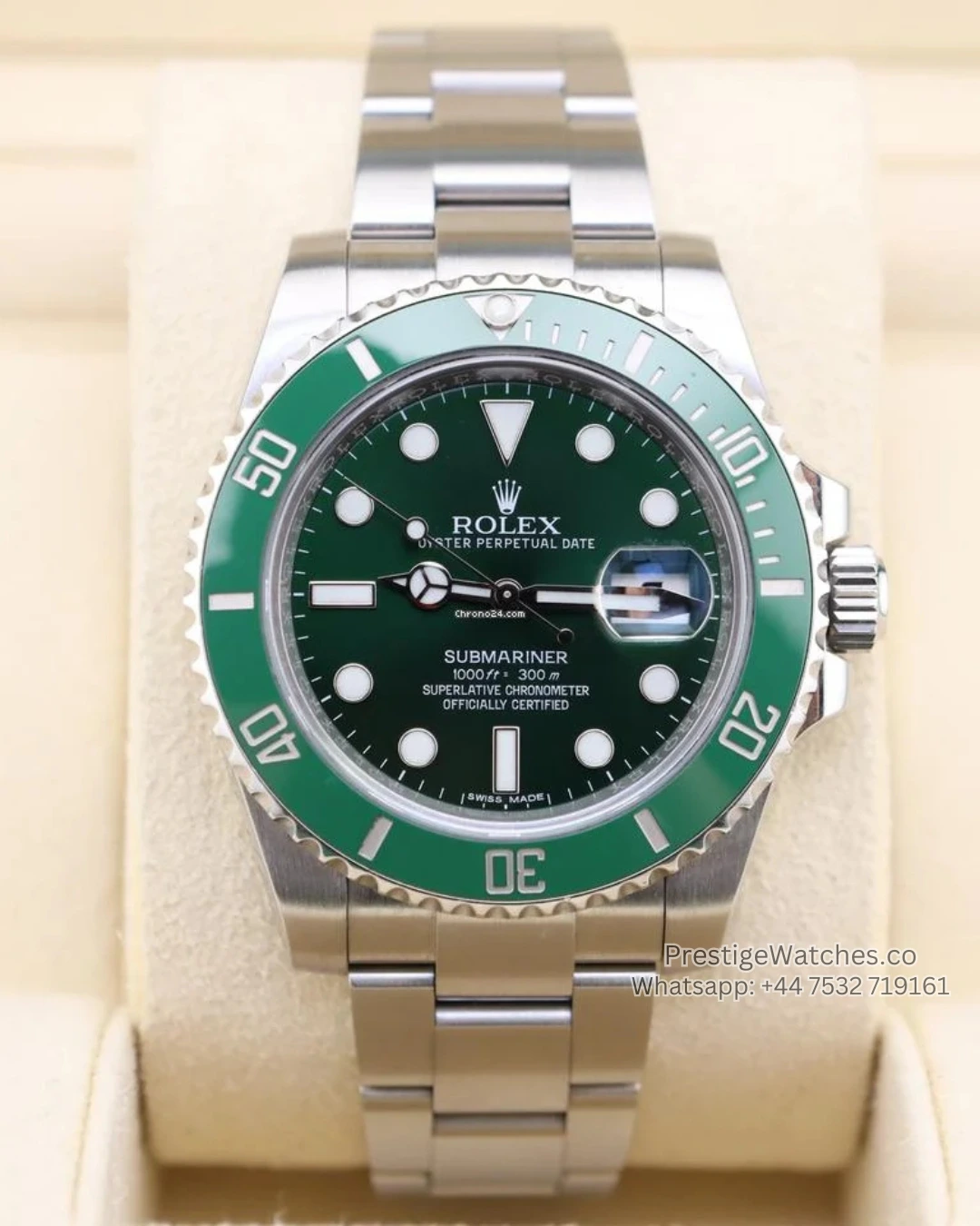 Rolex Submariner Green Dial “Hulk” 116610LV Super Clone 3235 Movement