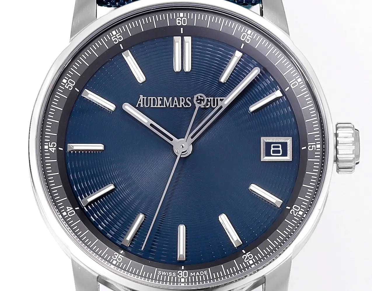 watch Audemars Piguete CODE 11.59 Automatic Watch   Night Blue Dial, Stainless Steel Case, Blue Fabric Strap, 41mm - gallery