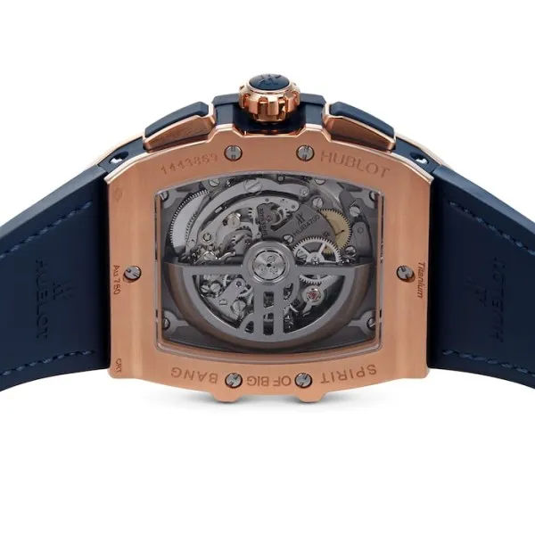 Hublot Spirit Of Big Bang Men Automatic Blue Alligator Watch 641.OX.7180.LR - gallery