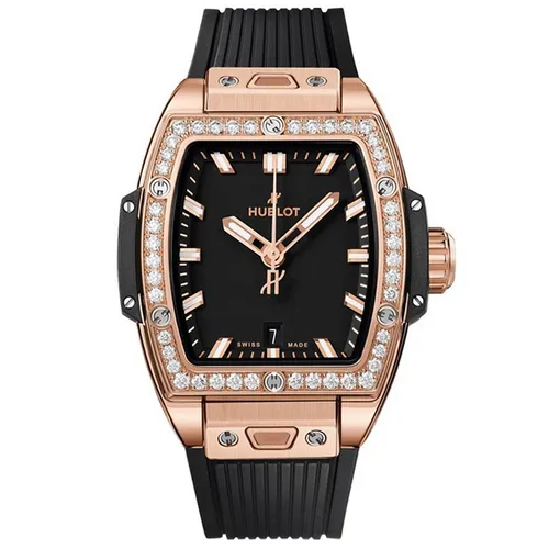 Hublot Spirit Of Big Bang Women Automatic Black Rubber Watch 665.OX.1180.RX.1204 - gallery