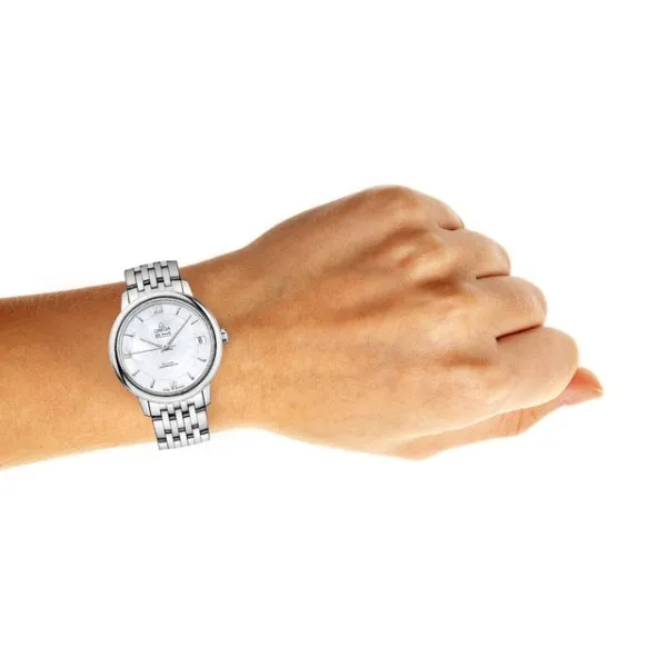 Omega De Ville Women Automatic Mother of Pearl Stainless Steel Watch O42410332005001 - gallery
