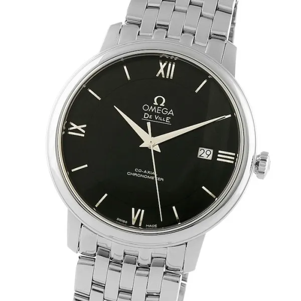 Omega De Ville Men Automatic Black Stainless Steel Watch O42410402001001 - gallery