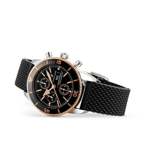 Breitling Superocean Heritage Men Automatic Black Rubber Watch U13313121B1S1 - gallery