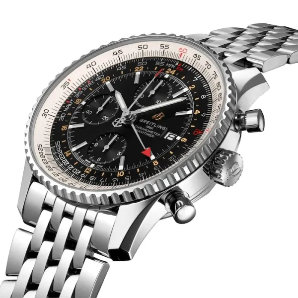 Breitling Navitimer Men Automatic Black Stainless Steel Watch A24322121B2A1 - gallery
