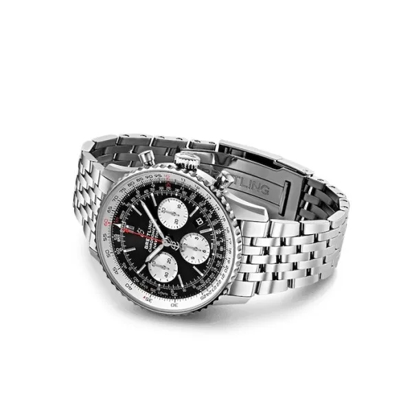 Breitling Navitimer Men Automatic Black Stainless Steel Watch AB0121211B1A1 - gallery