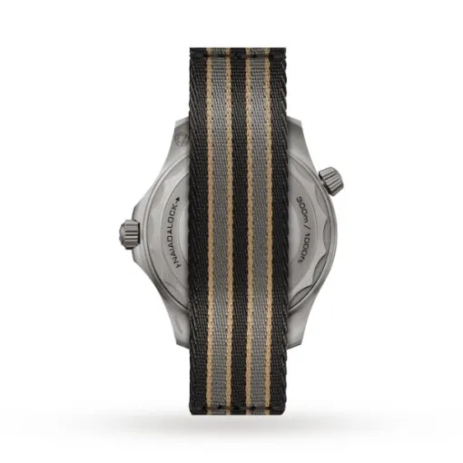 Omega Seamaster Men Automatic Black Fabric 007 Watch O21092422001001 - gallery