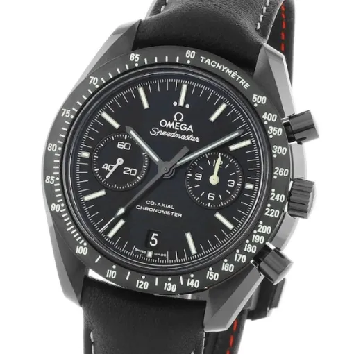 Omega Speedmaster Men Automatic Black Leather Watch O31192445101004 - gallery