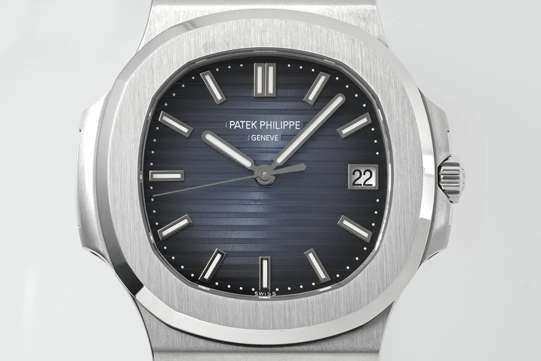 Patek Philippe 5811G Blue Nautilus Watch - gallery