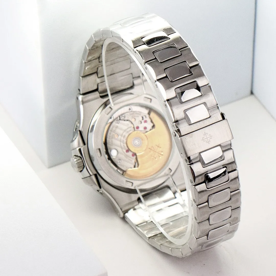 Patek Philippe Blue Nautilus Perpetual Watch - gallery
