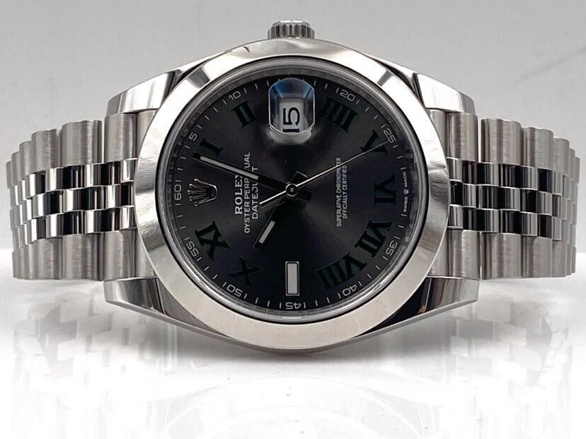 Superclone Rolex Datejust 41mm Rhodium Dial 126300  Wimbledon  Jubilee - gallery