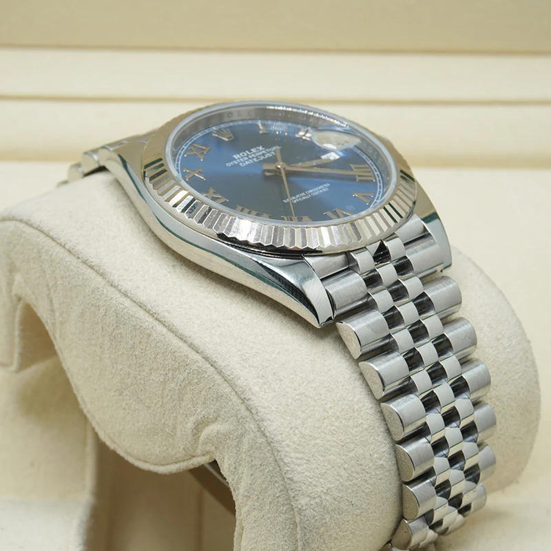 Rolex Datejust 41mm Blue Dial 126334 Jubilee Roman Dials - gallery