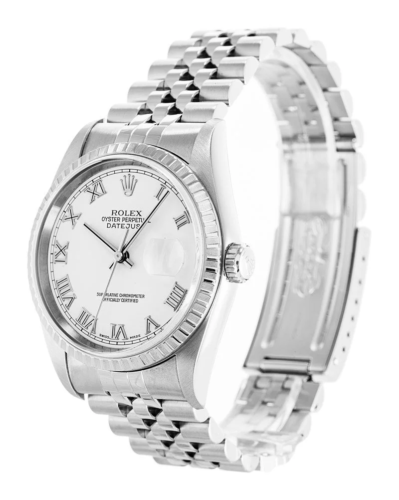 Rolex Datejust 36mm White Dial 16220-2 - gallery