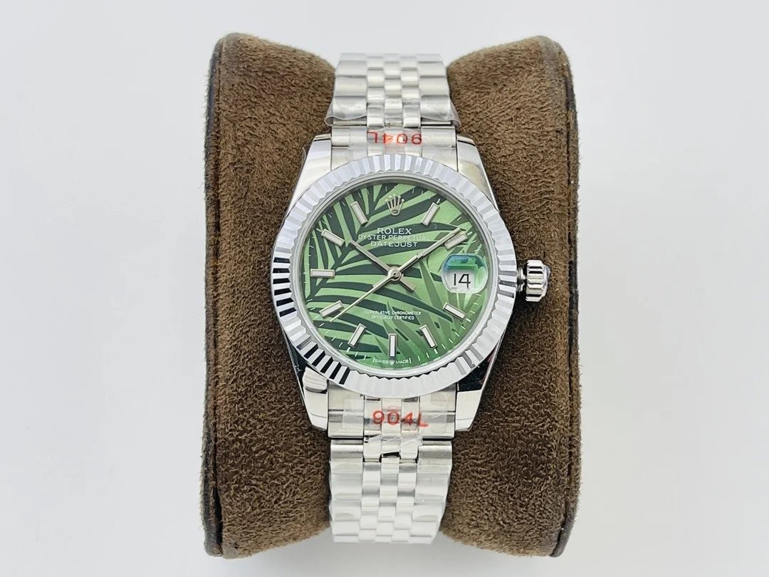 Rolex Datejust 36mm Palm Motif Dial 126234-0047 - gallery