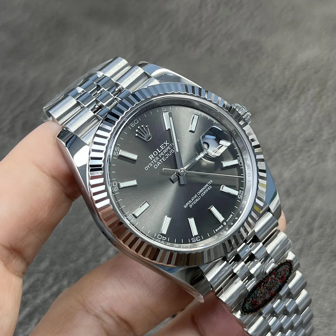 Superclone Rolex Datejust 41mm Rhodium Dial 126334 Jubilee - gallery