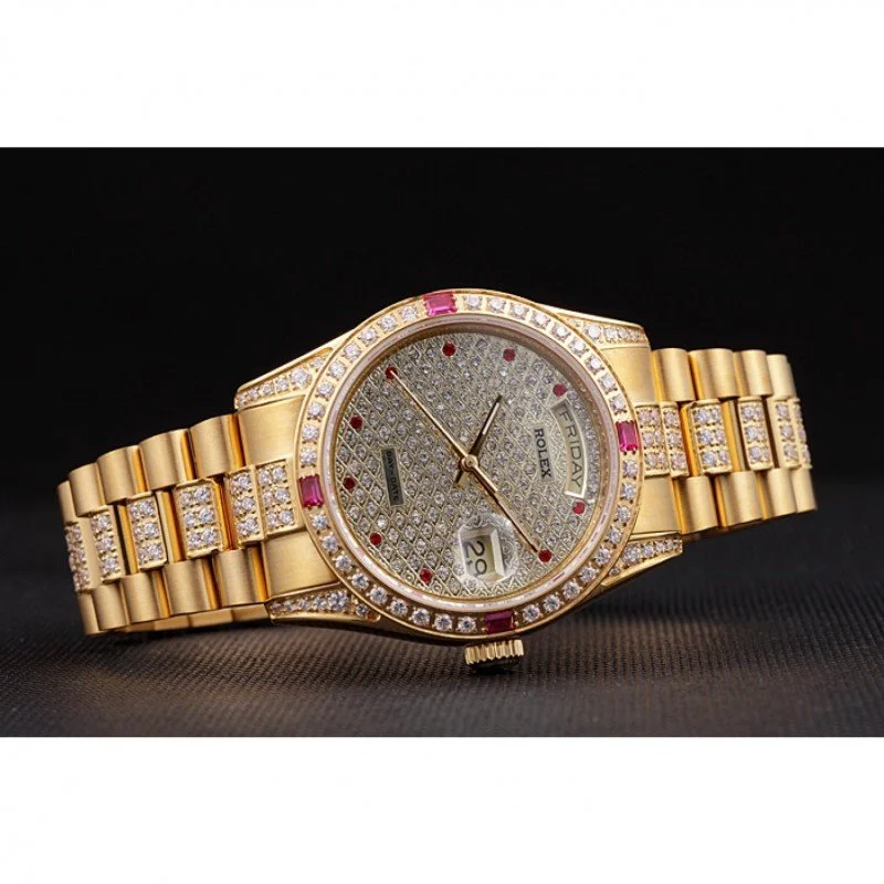 Superclone Rolex Day-Date 37mm Diamond Dial 621614 - gallery