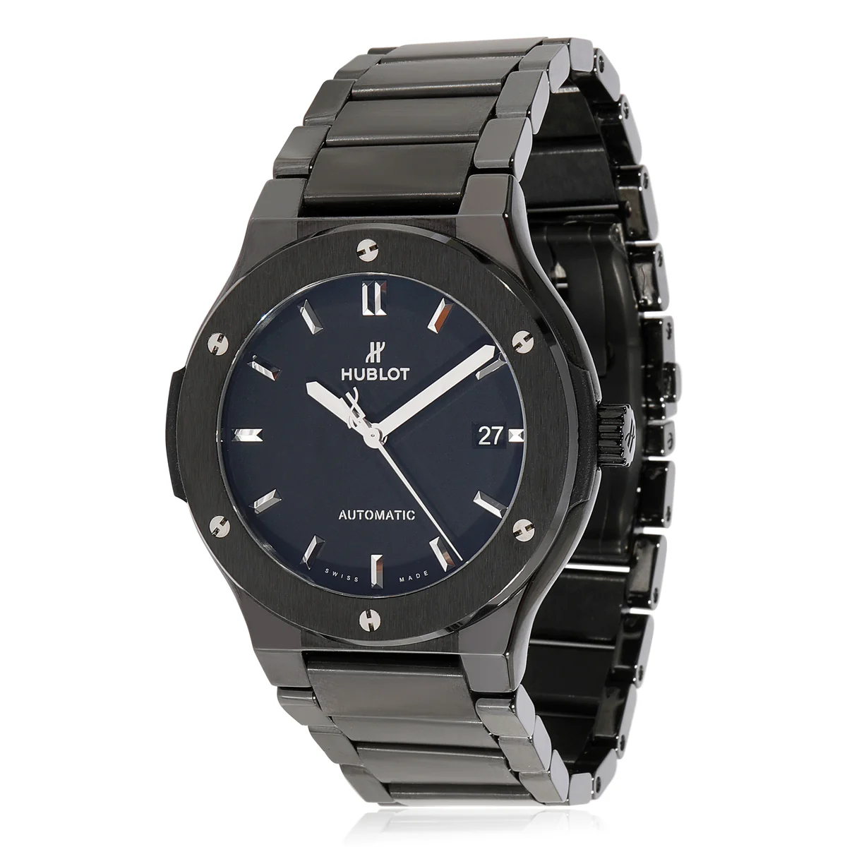Hublot Classic Fusion Men Automatic Black Ceramic Watch 510.CM.1170.CM - gallery
