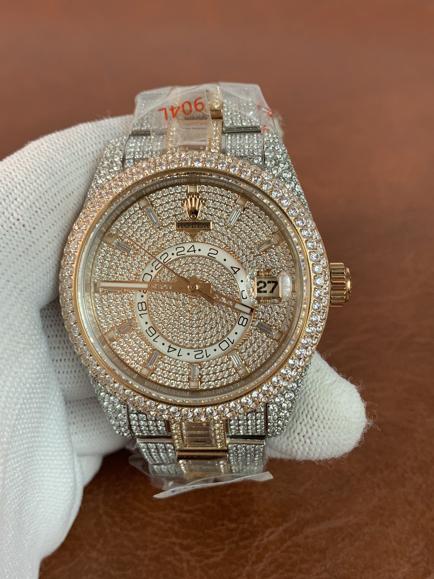 The Ultimate Guide to Choosing a Rolex Rolex Sky Dweller two tone 326934 iced out (cubic zirconia)