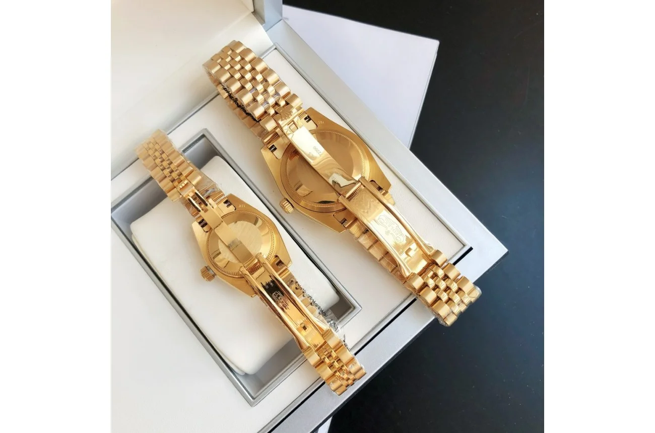 Couple Watches Rolex Datejust 36/28mm RG/RG Jub Gold/Dial - gallery