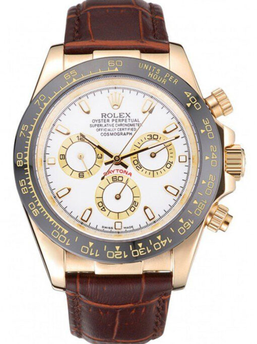 Rolex Daytona 40mm White Dial 622633 Super Clone