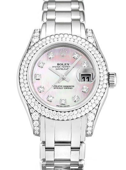 Rolex Pearlmaster 36mm Mother of Pearl – Pink Dial 80359 Super Clone