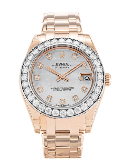 Rolex Pearlmaster 34mm Mother of Pearl Dial 81285 Super Clone